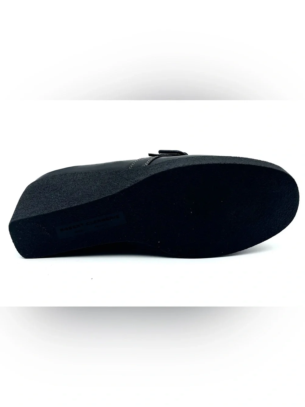 Robert Clergie Black Leather Loafers Size 8